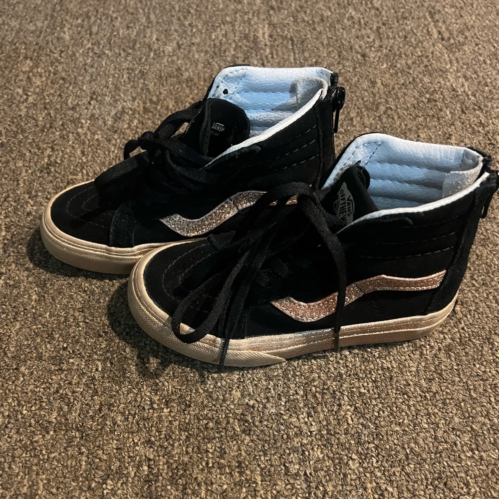 Vans sparkly shoes